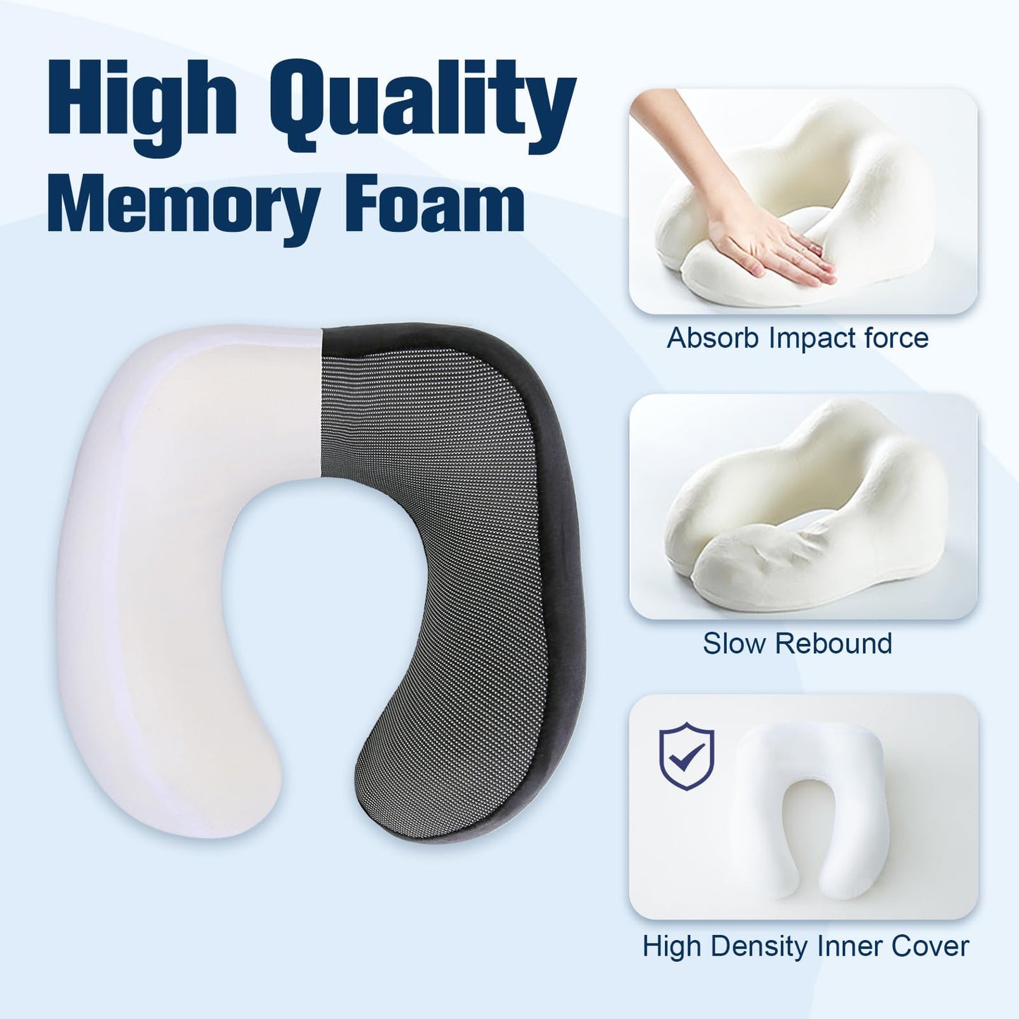 Slumblr® Hooded U-Shaped Travel Pillow