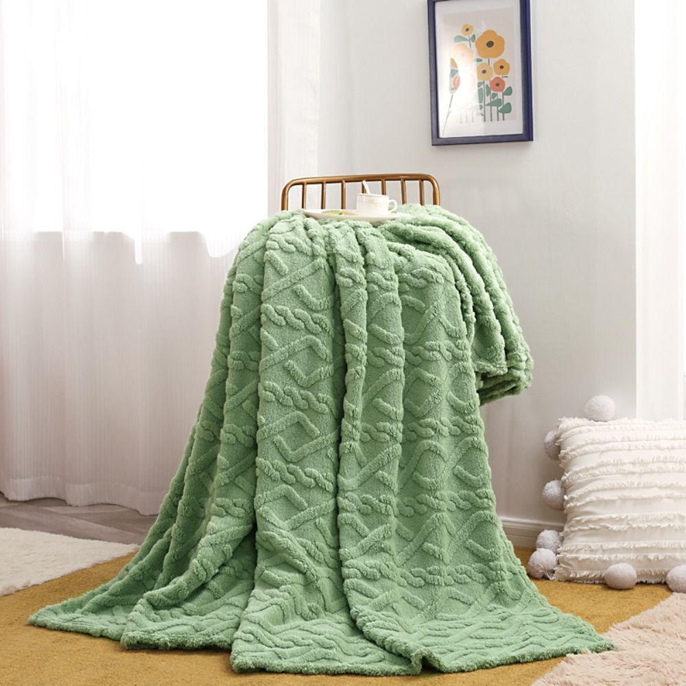 Slumblr® Ruched Faux Fur Cozy Throw Blanket