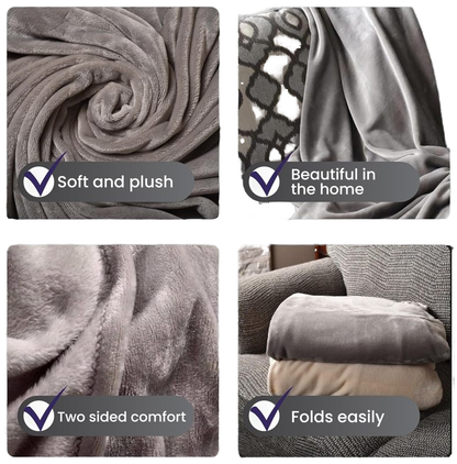 Slumblr® Cozy Flannel Wearable Blanket Throw