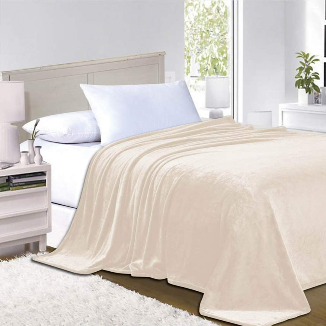 Slumblr® Flannel Coral Fleece Blanket