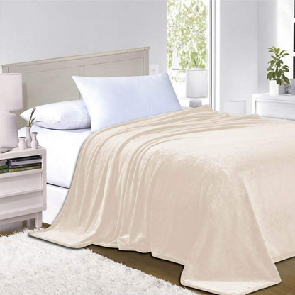 Slumblr® Flannel Coral Fleece Blanket