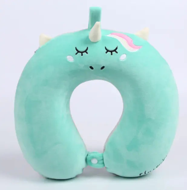 Slumblr® Unicorn Plush U-Shaped Travel Pillow Slumblr