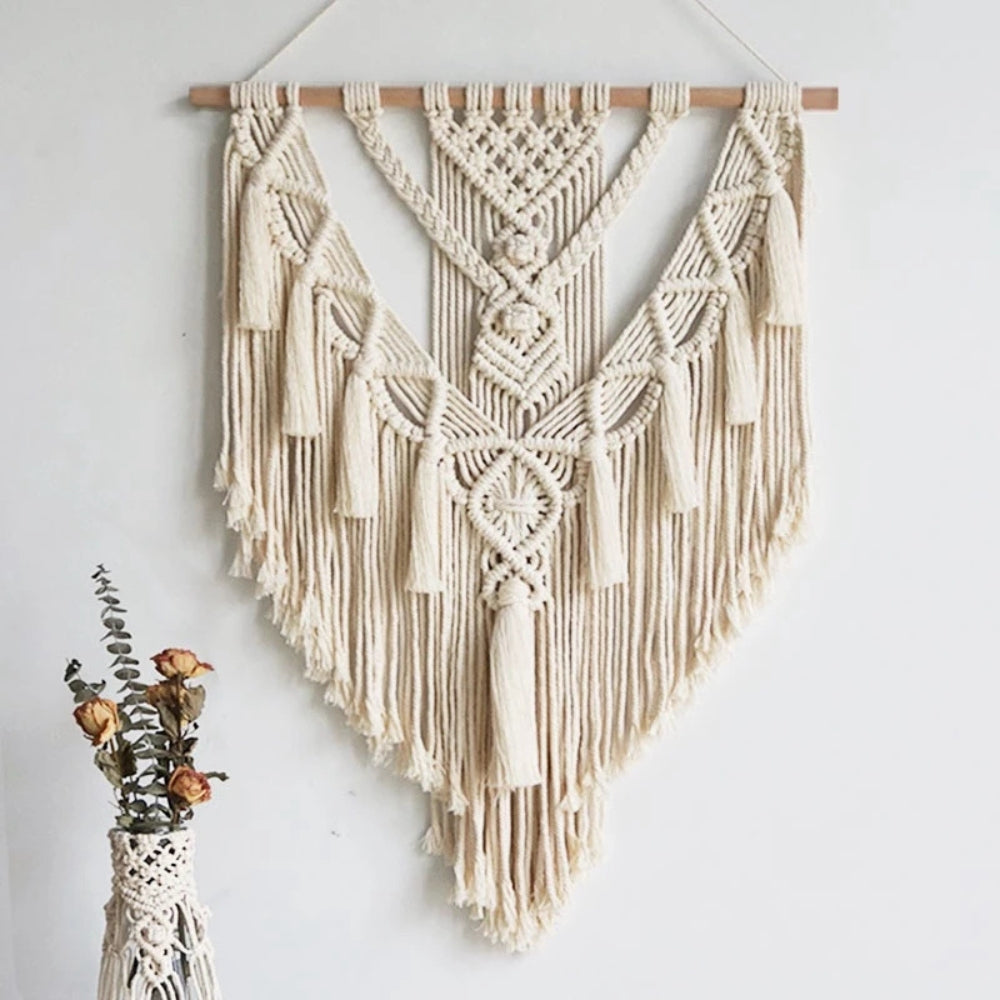 Slumblr® Woven Boho Geometric Wall Tapestry