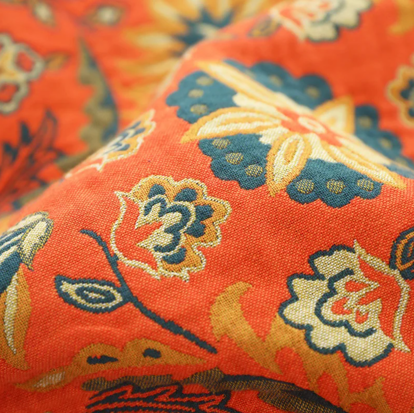 Slumblr® Flower Double-Sided Cotton Throw Blanket