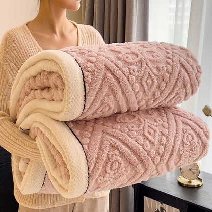 New Double-sided Thickened Multifunctional A-class Skin Friendly Breathable Home Blanket