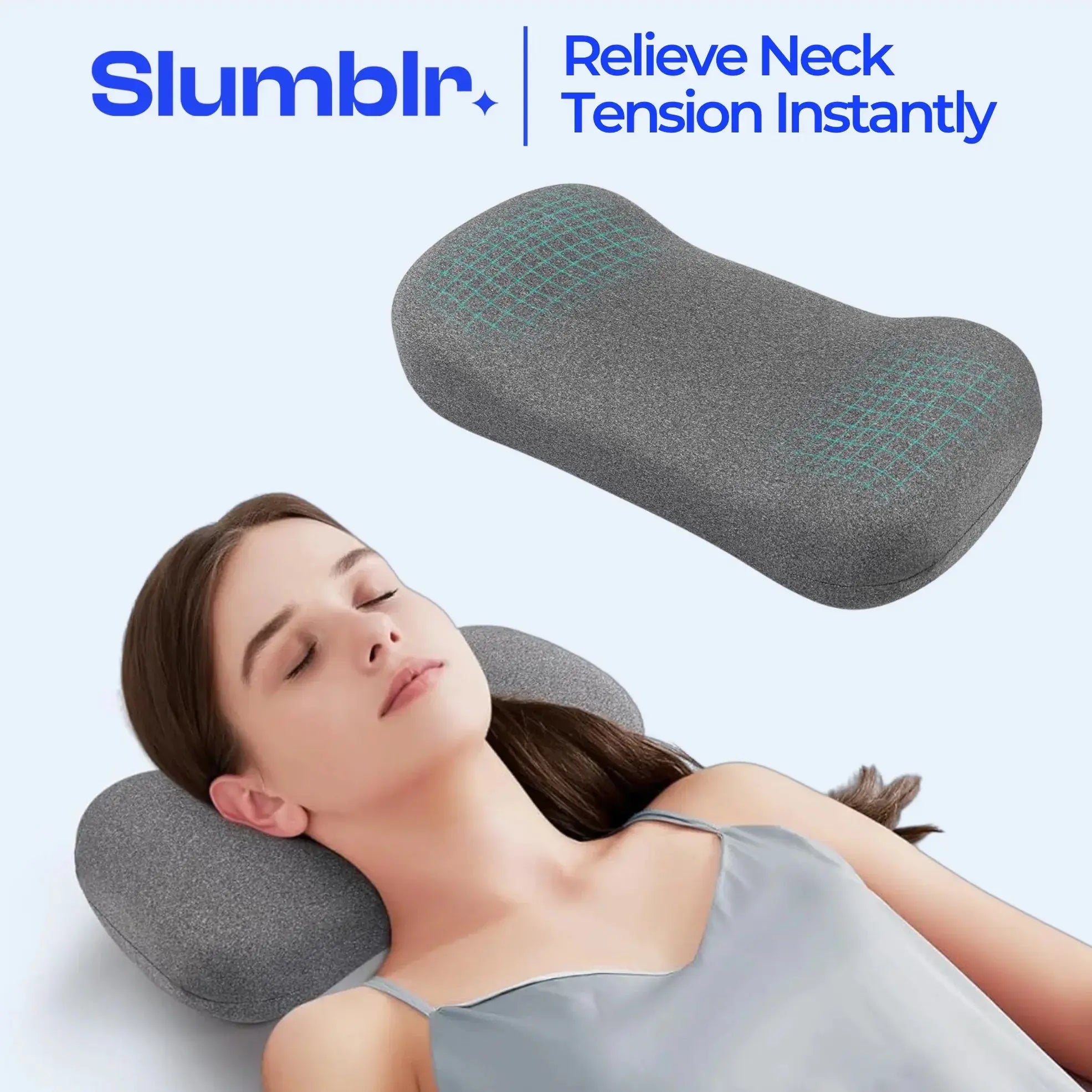 Slumblr® Bolster Travel Support Pillow Slumblr