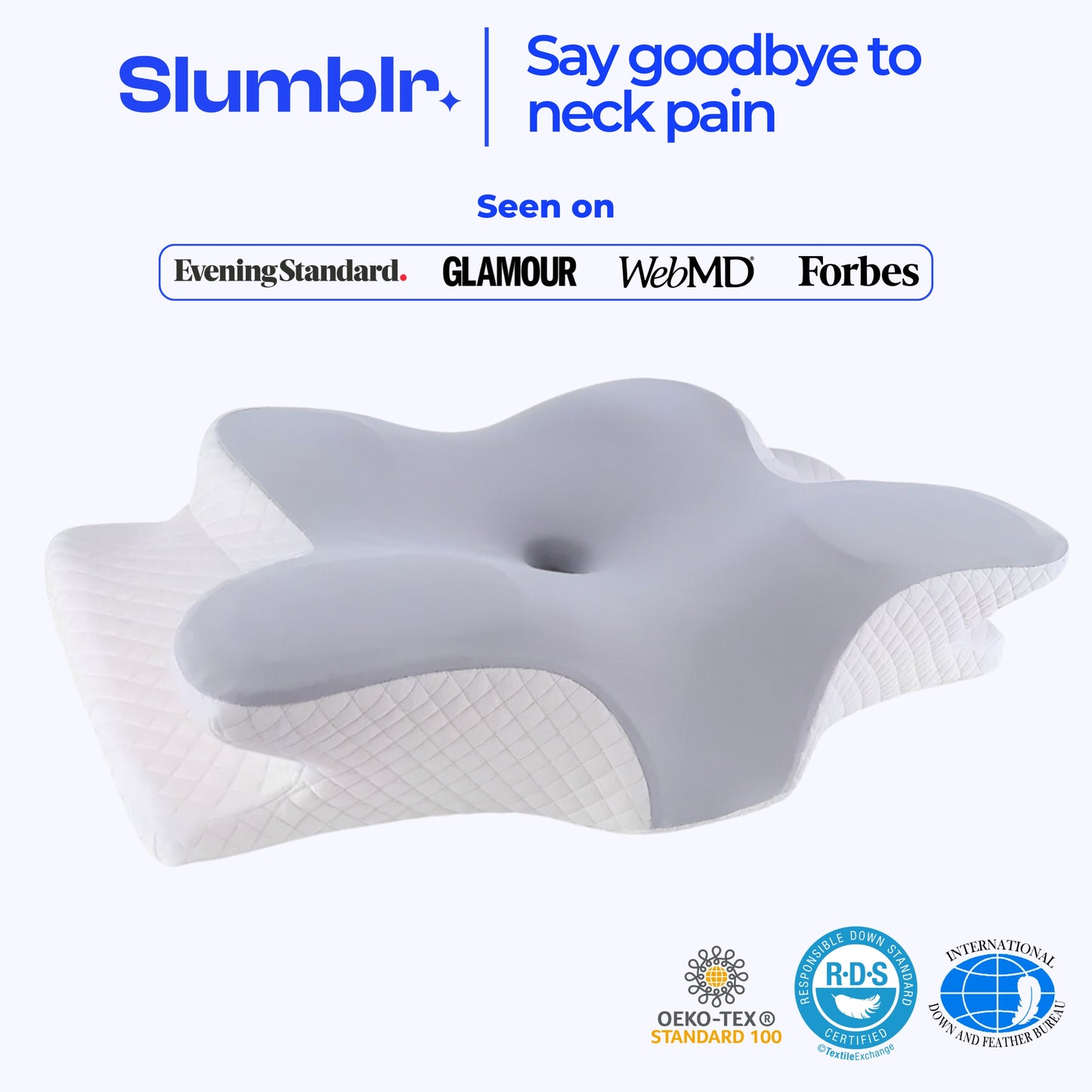 Slumblr® Contour Pillows 2.0: Elevated & Enhanced Thickness