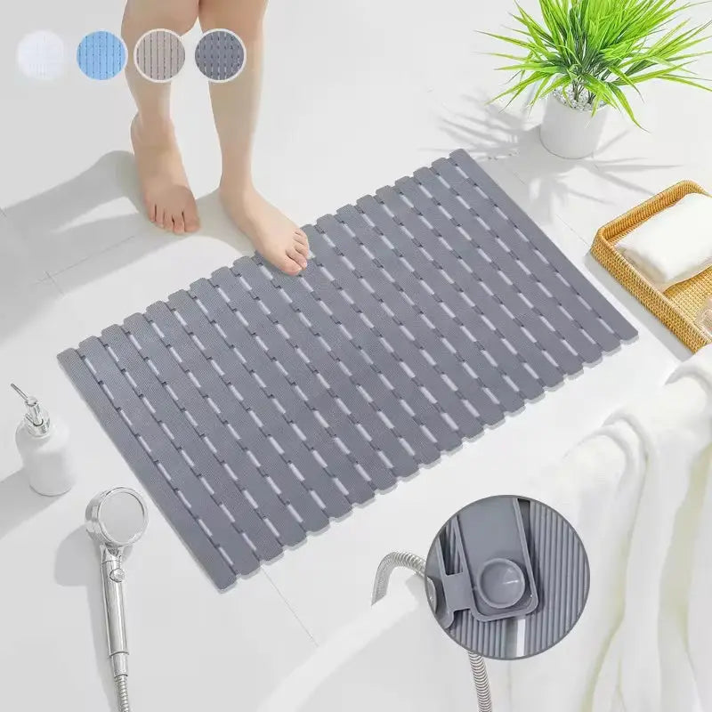 Slumblr® Non Slip Bathtub Mat with Drain Holes Slumblr