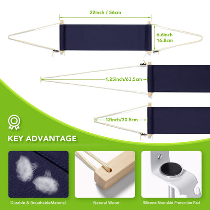 Slumblr® Adjustable Foot Hammock Under Desk