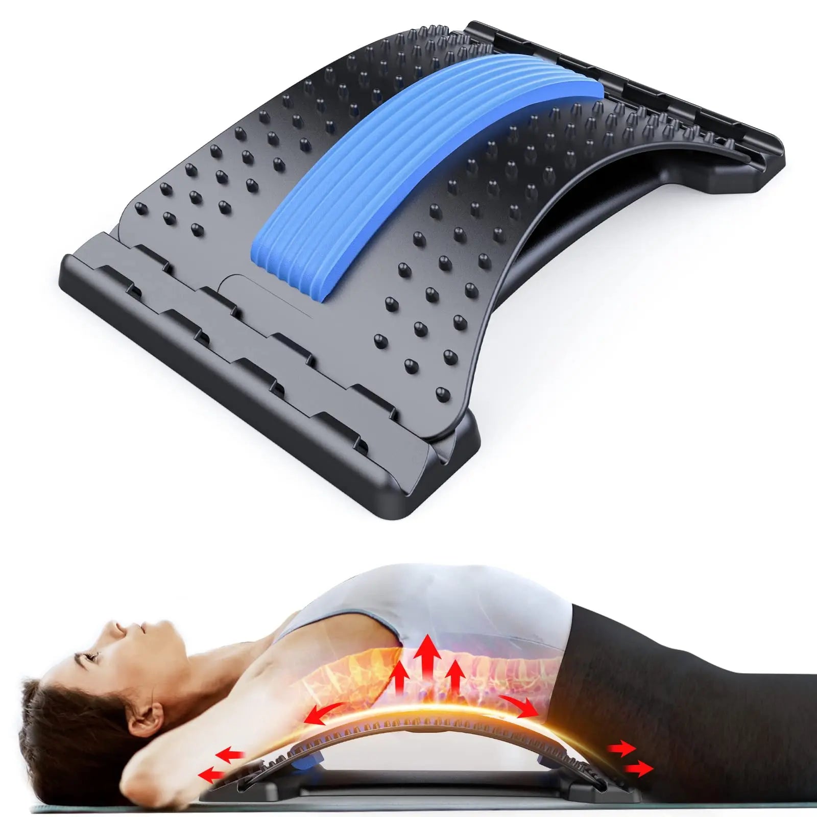 Slumblr® Adjustable Multi-Level Back Stretcher Slumblr