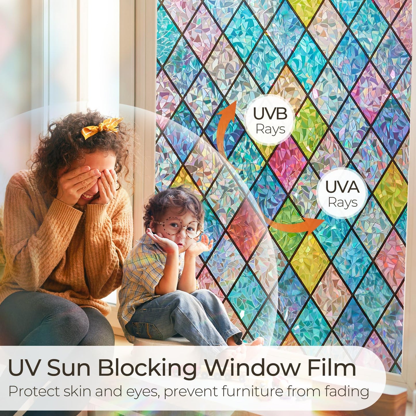 Slumblr® Rainbow Privacy Window Film