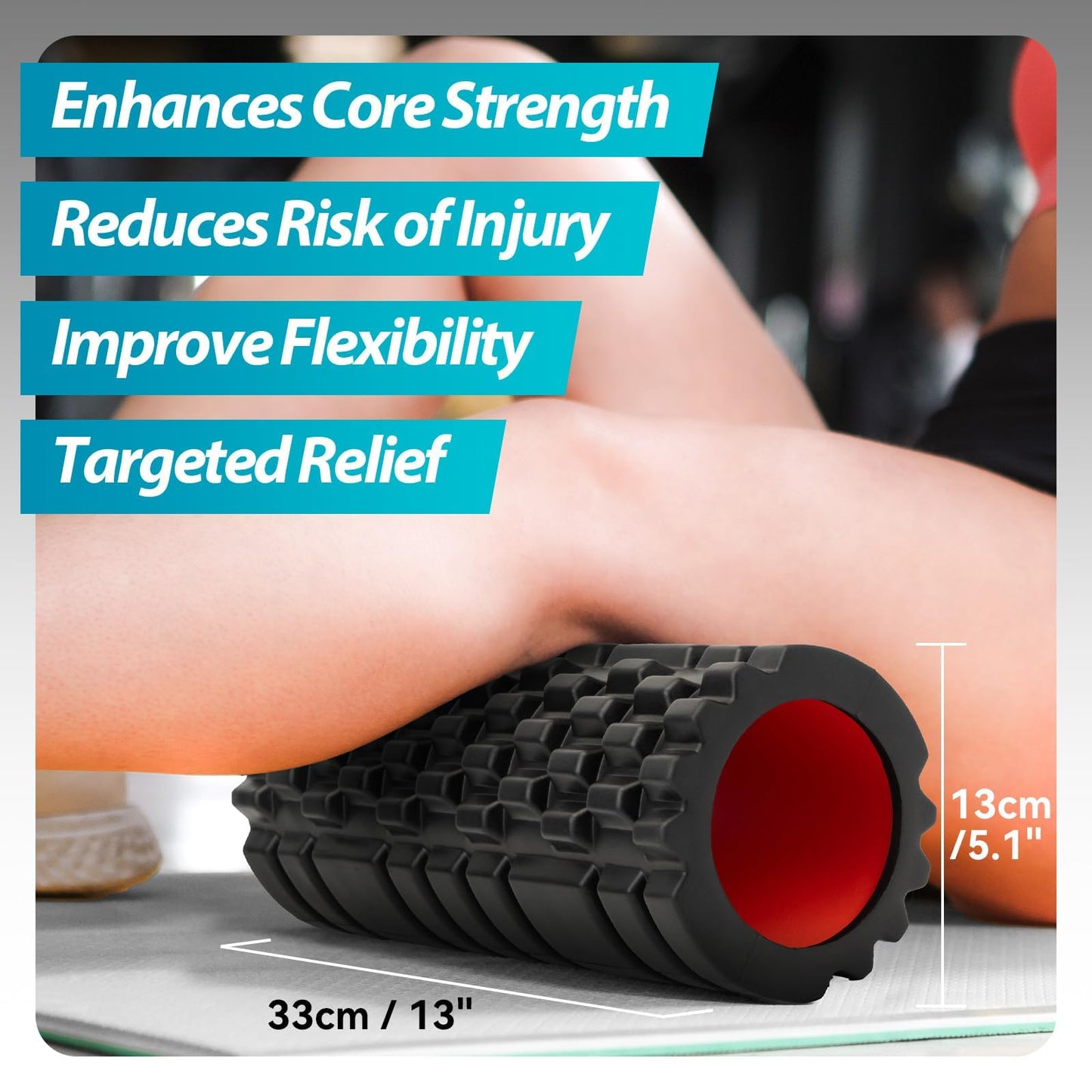Slumblr® Foam Roller High Density Exercise Massage Tool