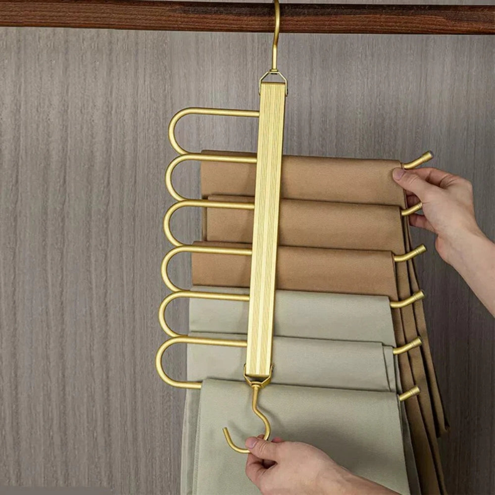 Slumblr® Gold Space-Saving Trouser Hanger