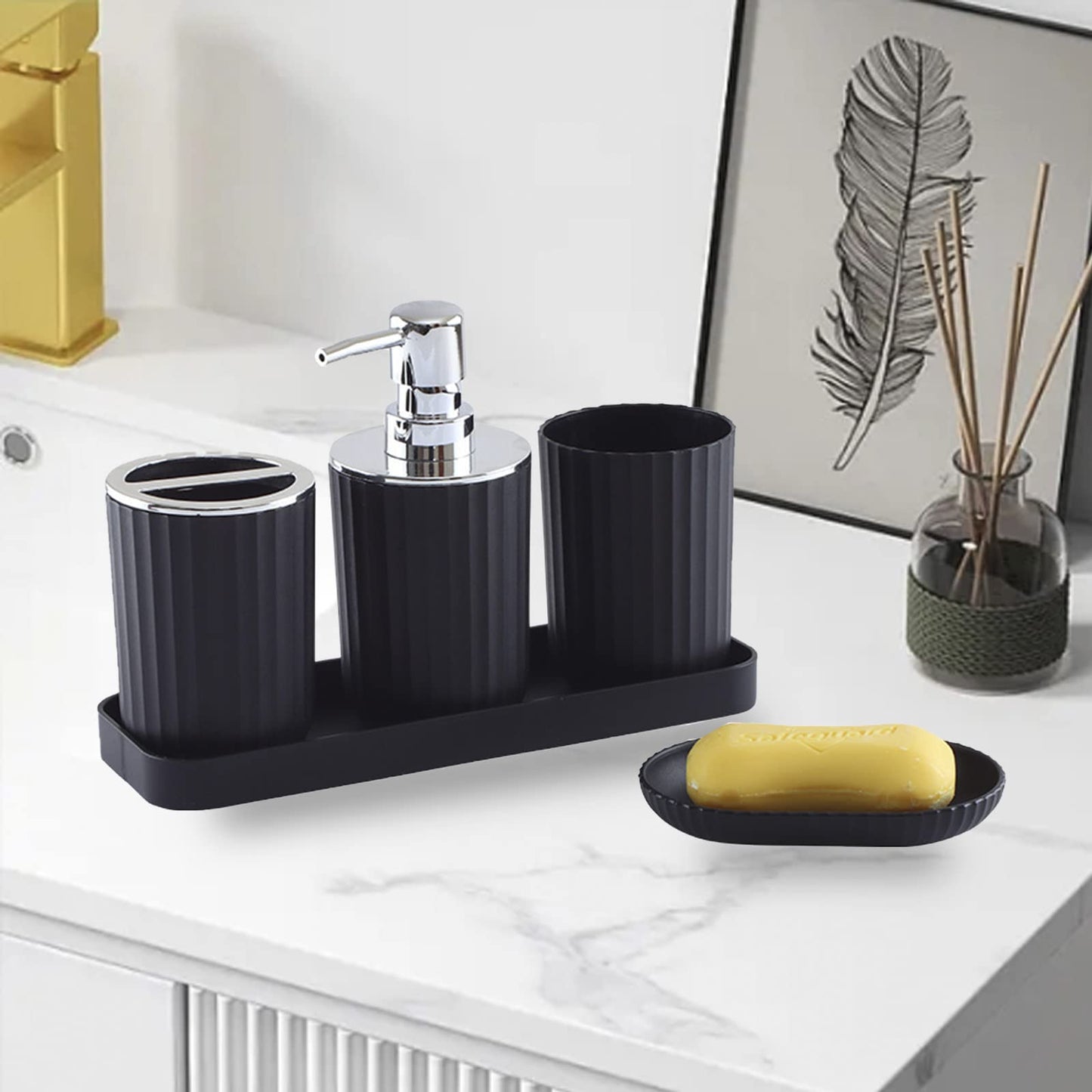 Slumblr® Ribbed Pearl Bath Accessories