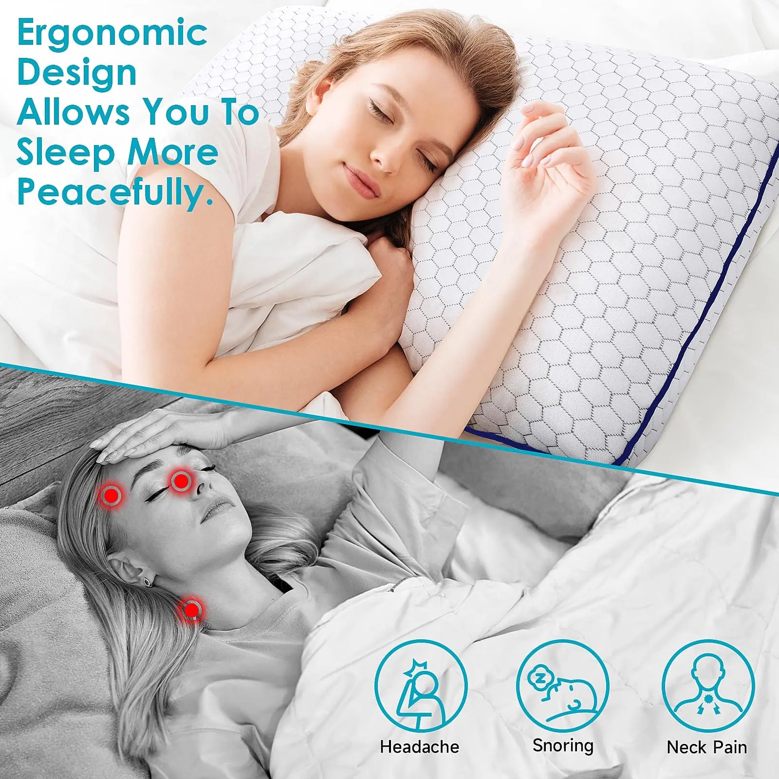 Slumblr® Ultra Thin Memory Foam Pillow Slumblr