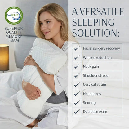 Slumblr® Ergonomic Memory Foam Pillow Contour Cooling