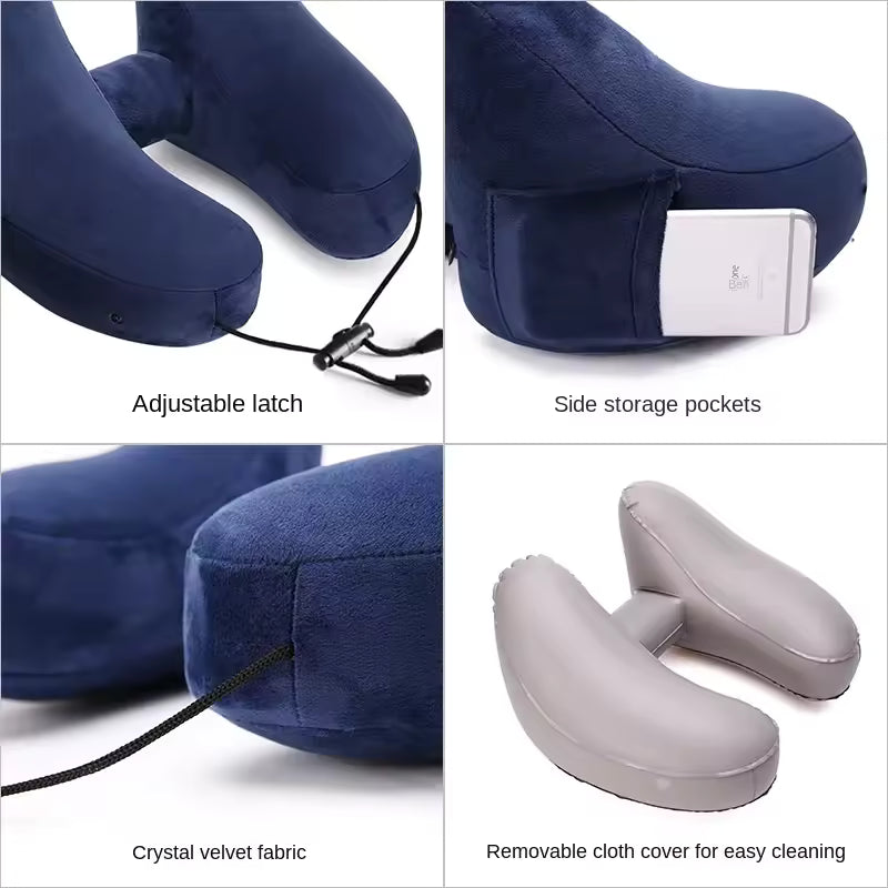 Slumblr® Inflatable H-Type Neck Travel Pillow