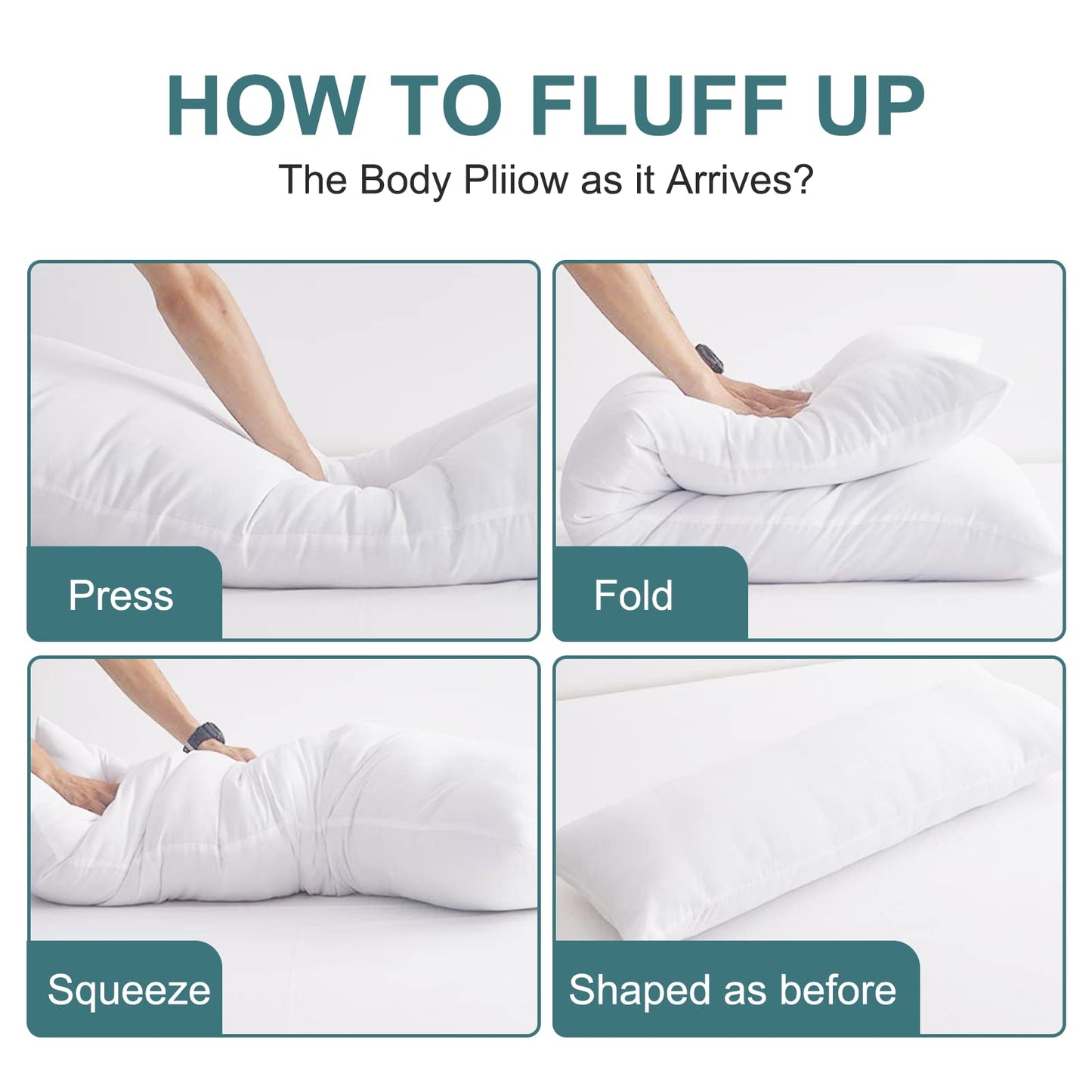 Slumblr® Breathable Large Body Pillow