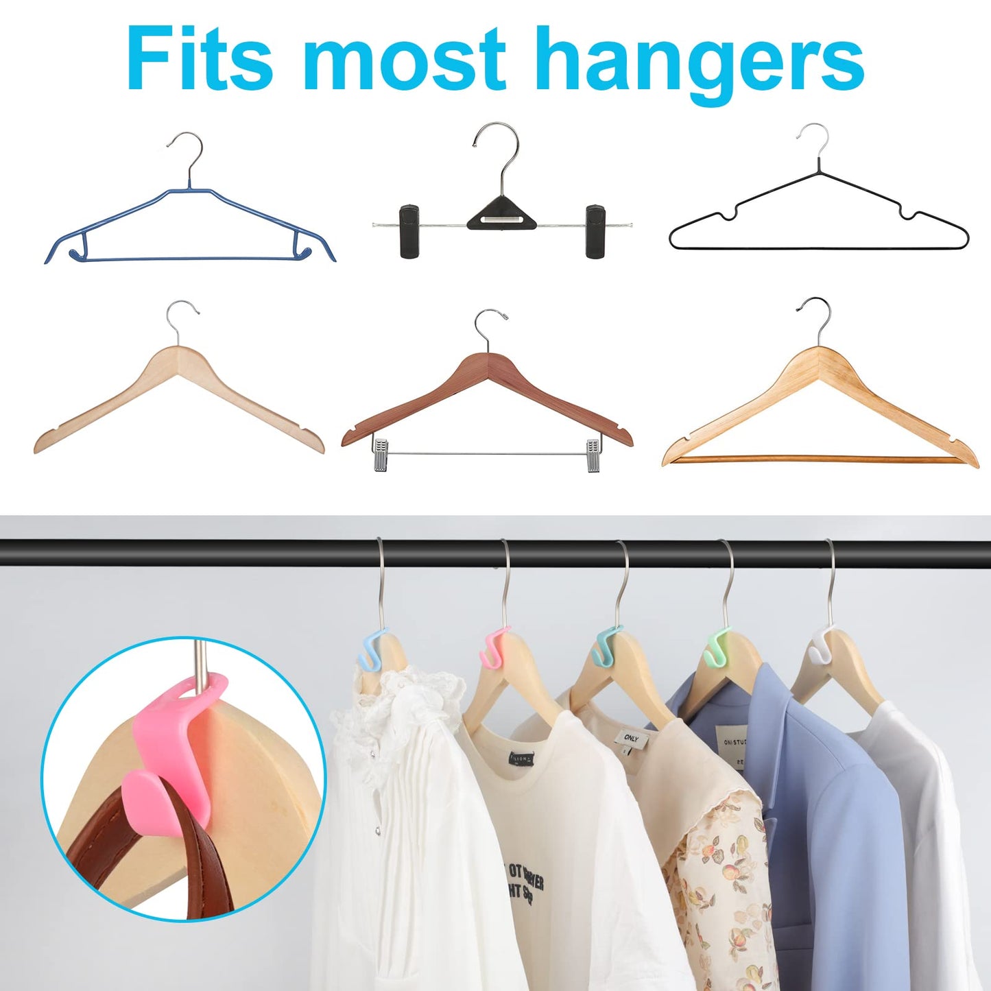 Slumblr® Cascading Hanger Connector Hooks (10 Pcs)