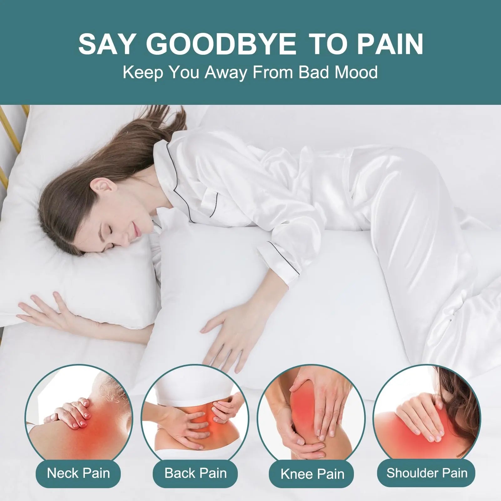Slumblr® Breathable Large Body Pillow Slumblr