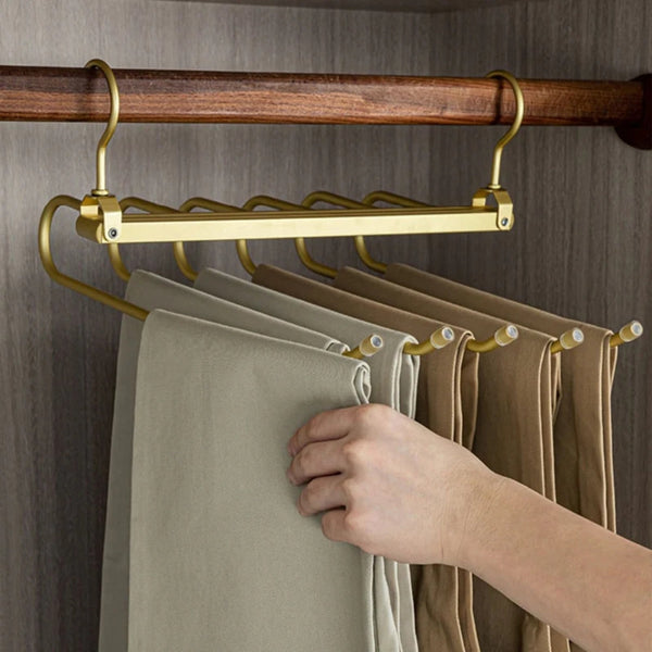 Slumblr® Gold Space-Saving Trouser Hanger