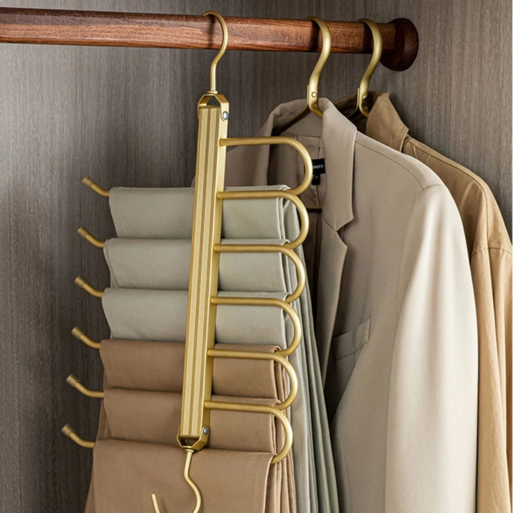 Slumblr® Gold Space-Saving Trouser Hanger