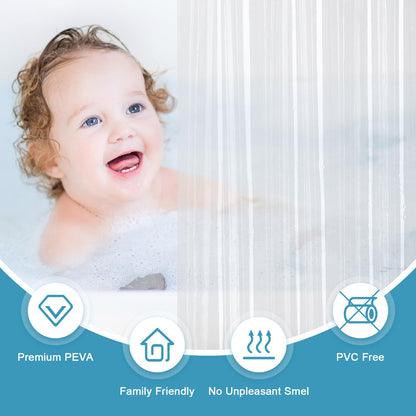 Slumblr® Clear Shower Curtain Liner for Bathroom