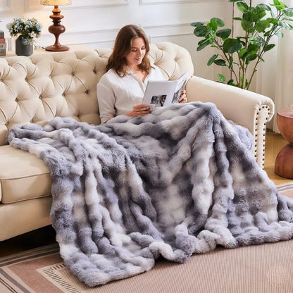 Slumblr® Cozy Faux Rabbit Fleece Throw Blanket