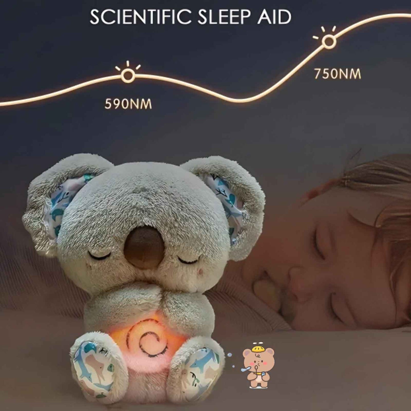 Slumblr® Breathing Otter Plush Musical Toy