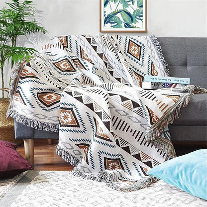 Slumblr® Aztec Boho Woven Throw Blanket