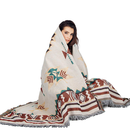 Slumblr® Aztec Boho Woven Throw Blanket