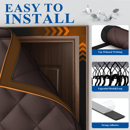 Slumblr® Waterproof Coldproof Magnetic Door Curtain