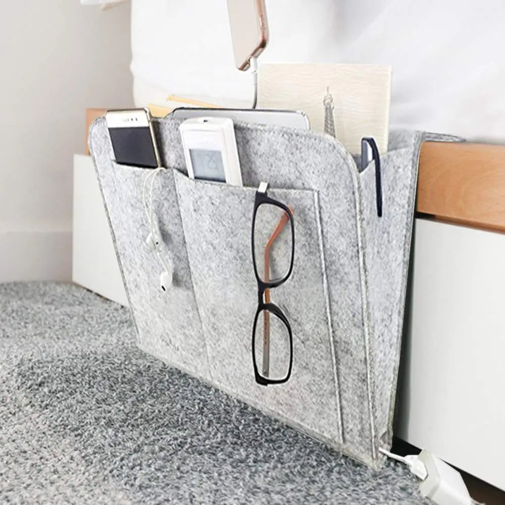 Slumblr® Felt Bedside Hanging Storage Bag Slumblr