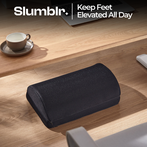 Slumblr® Adjustable Memory Foam Desk Footrest