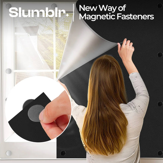 Slumblr® Magnetic Portable Blackout Window Shades