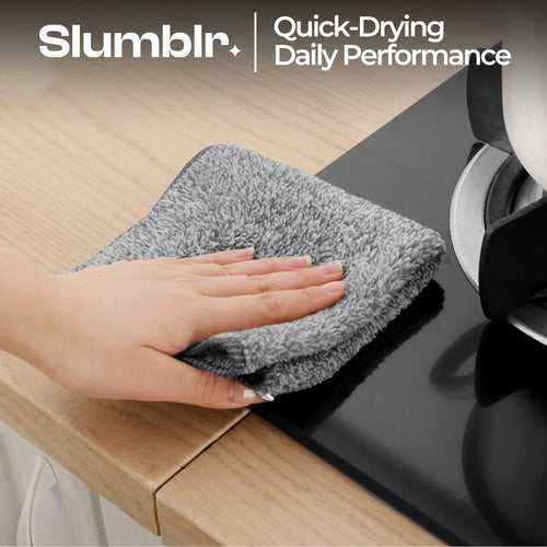 Slumblr® Microfiber Soft Absorbent Face Washcloths Set (3pcs)