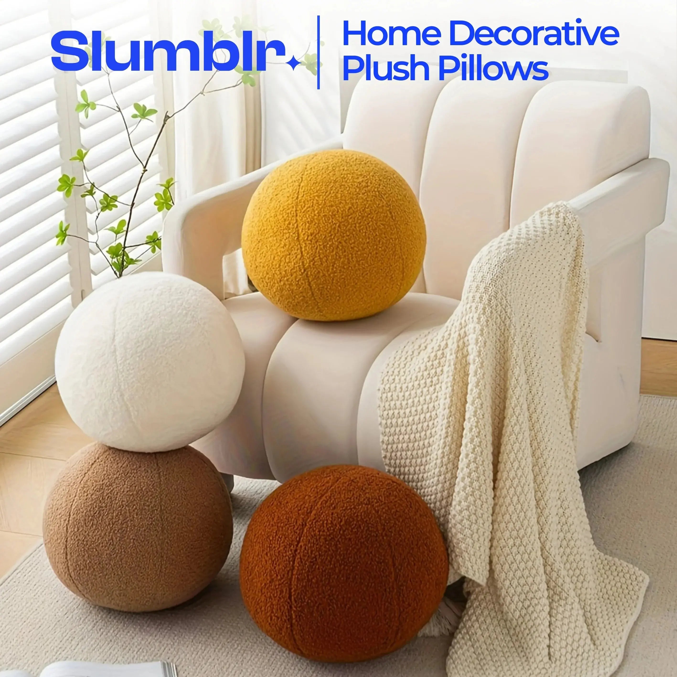 Slumblr® Round Ball Decorative Pillow Slumblr