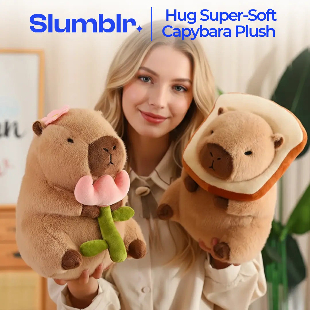 Cute Capybara Plush Pillow | Soft Capybara Plushie | Stuffed Animals