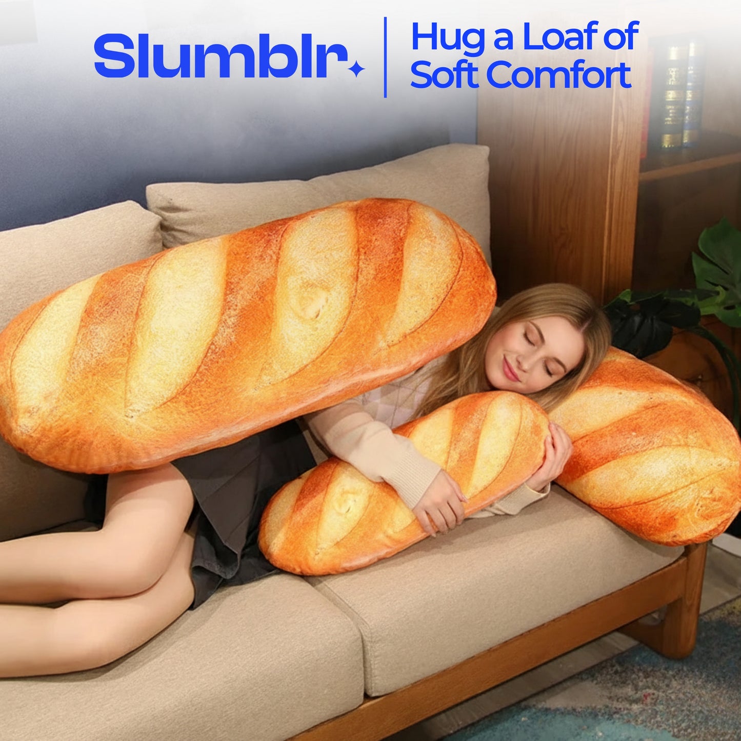 Slumblr® French Bread Plush Pillow