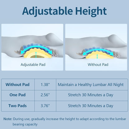 Slumblr® High Rebound Memory Foam Lumbar Pillow