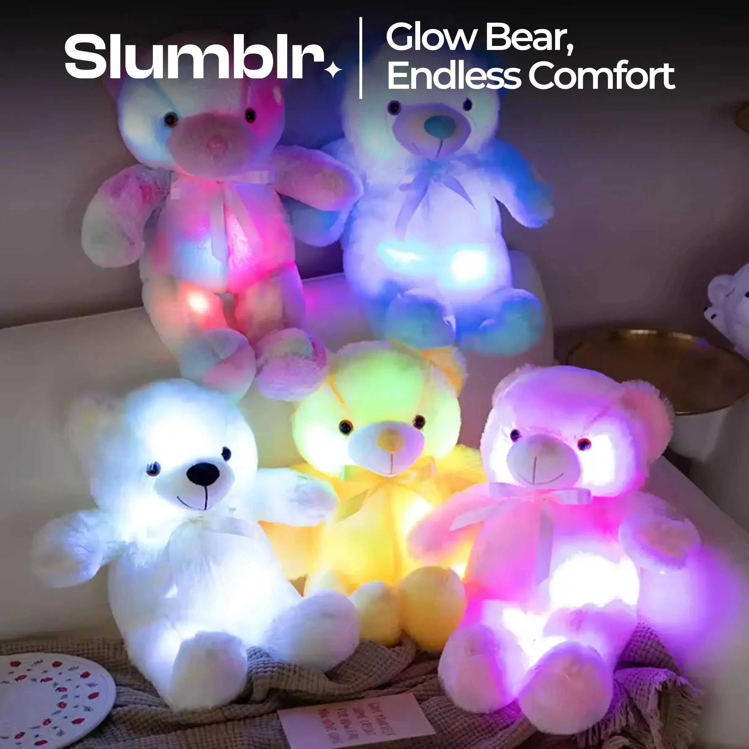 Slumblr® Teddy Bear LED Glowing Plush Slumblr