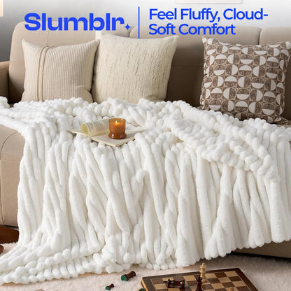 Slumblr® Faux Rabbit Fur Throw Blanket