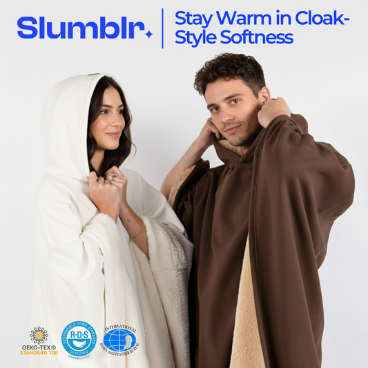 Slumblr® Plush Cloak Hoodie Blanket Sweatshirt
