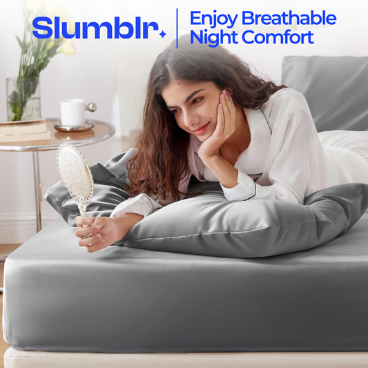 Slumblr® Bamboo Cooling Fitted Sheet Cover