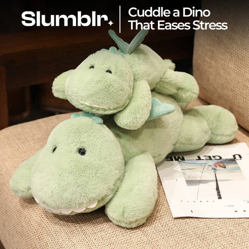 Slumblr® Green Dinosaur Plush Comfort Toy