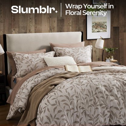 Slumblr® 3-Piece Floral Duvet Cover Set
