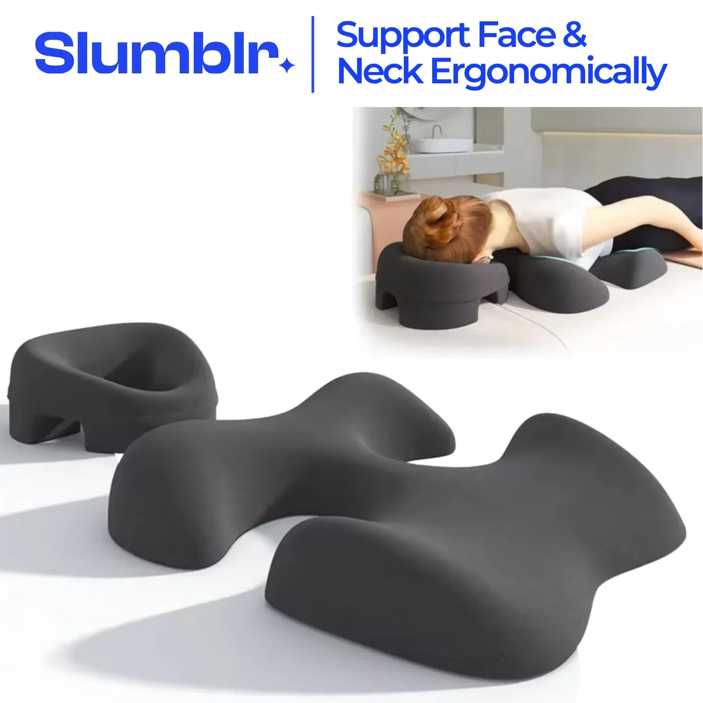 Slumblr® Massage Face Cradle Pillow Set