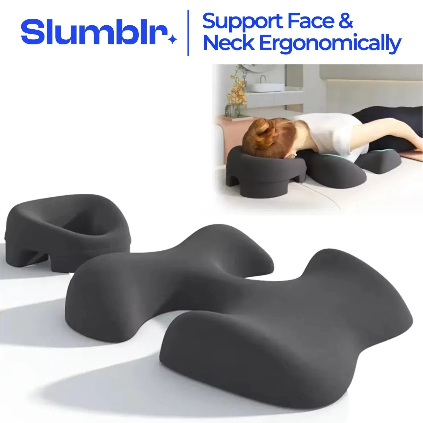 Slumblr® Massage Face Cradle Pillow Set Slumblr
