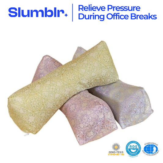 Slumblr® Buckwheat Support Travel Pillow
