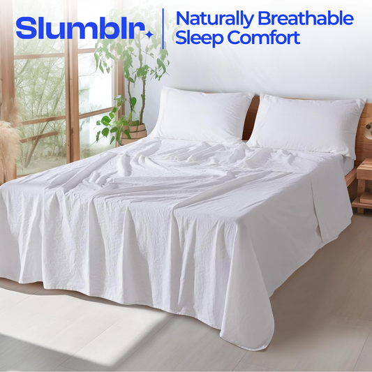 Slumblr® French Washed Linen Bedsheet